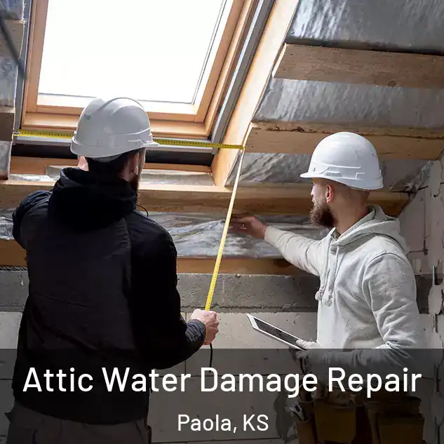  Attic Water Damage Repair Paola, KS