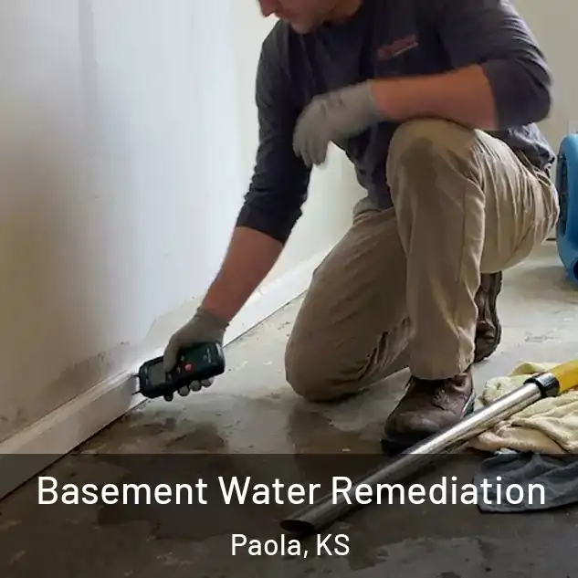  Basement Water Remediation Paola, KS