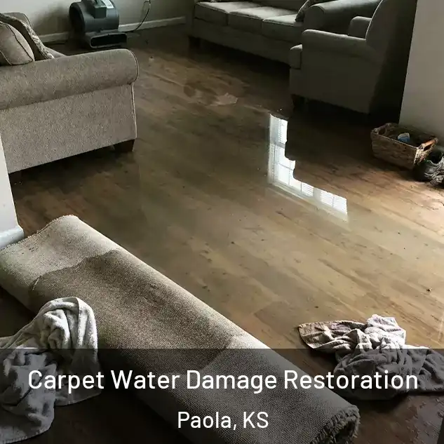  Carpet Water Damage Restoration Paola, KS