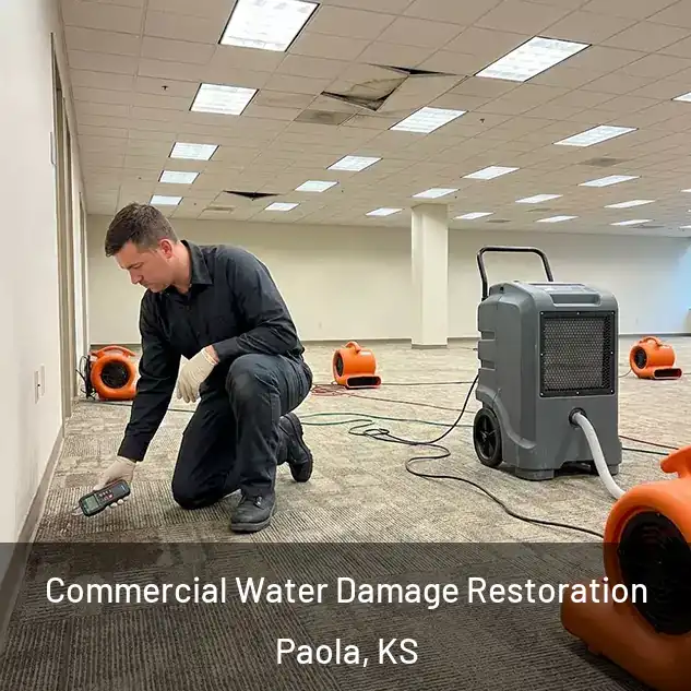  Commercial Water Damage Restoration Paola, KS