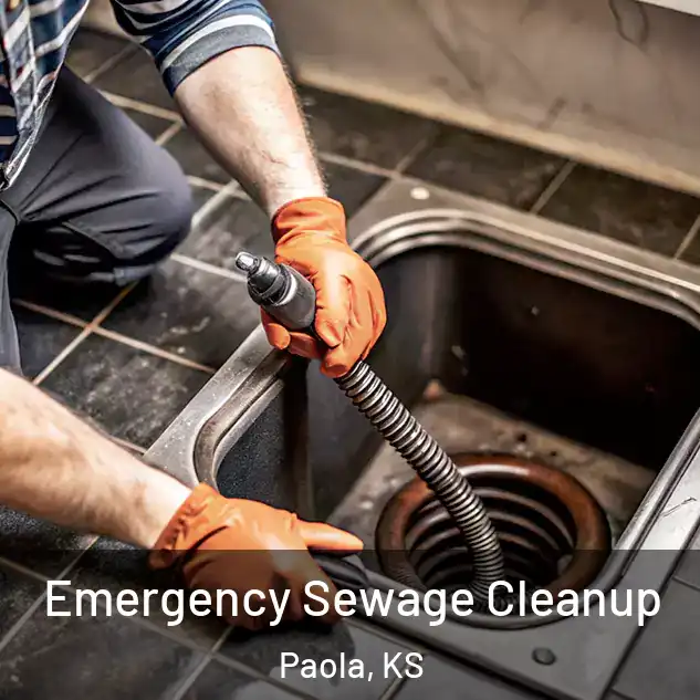  Emergency Sewage Cleanup Paola, KS