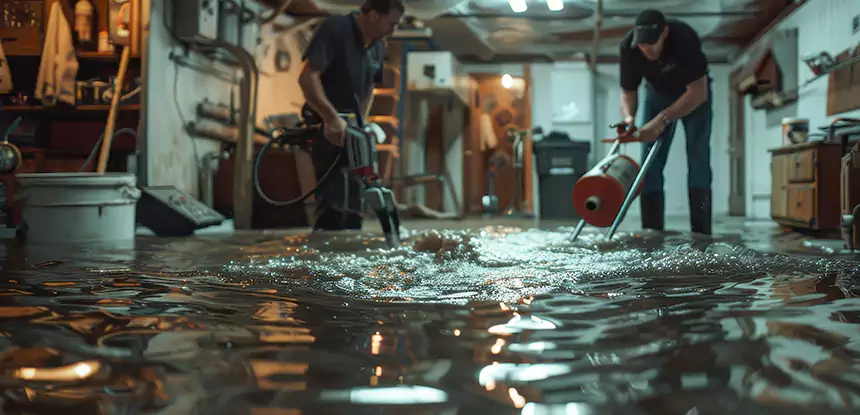 Basement Water Damage Cleanup Paola