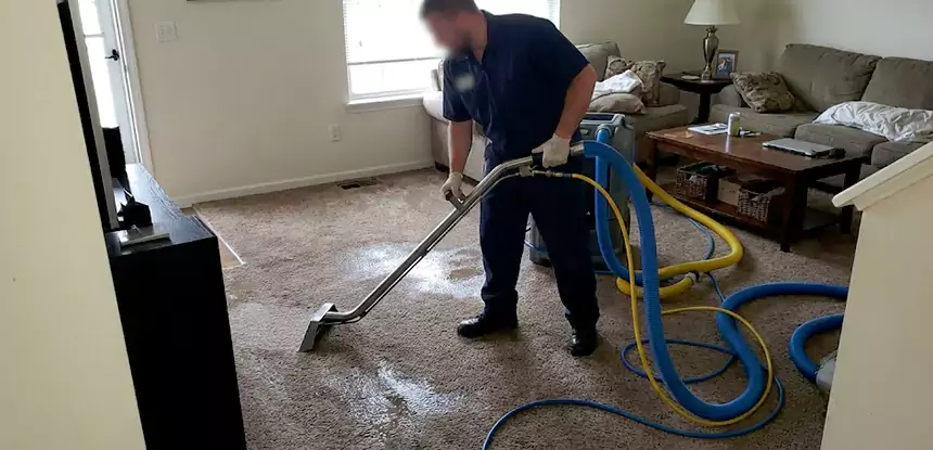 Flooded Basement Carpet Cleanup Paola 