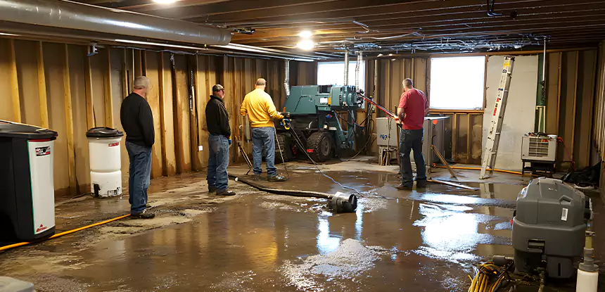 Commercial Water Damage Cleanup in Paola