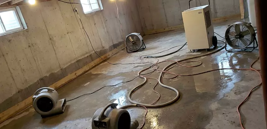 Large-Scale Water Damage Cleanup in Paola