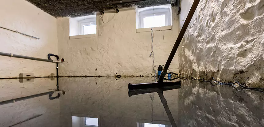 Basement Water Cleanup in Paola