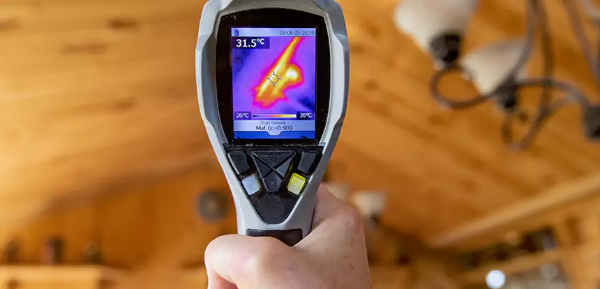 Infrared Camera Roof Leak Detection in Paola