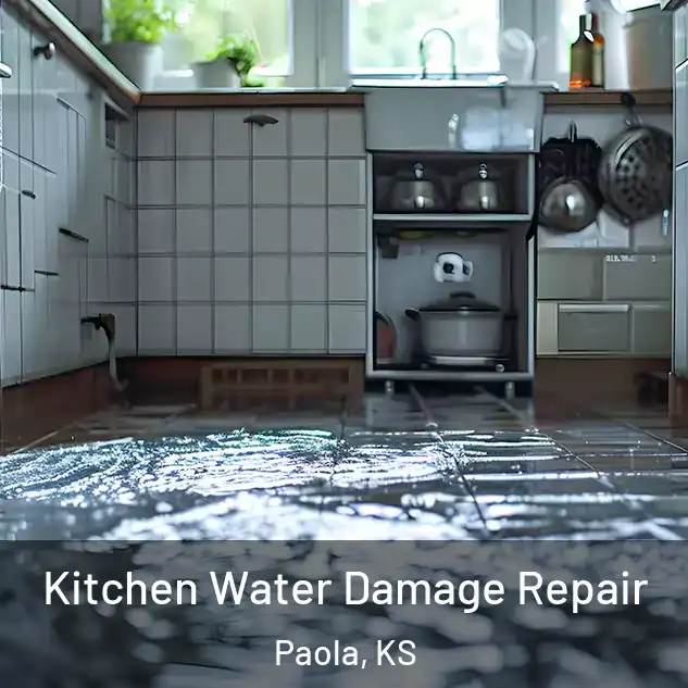  Kitchen Water Damage Repair Paola, KS
