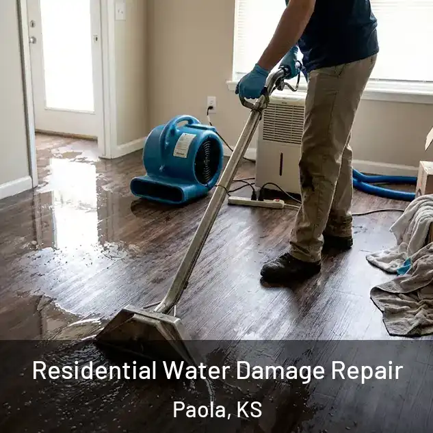  Residential Water Damage Repair Paola, KS