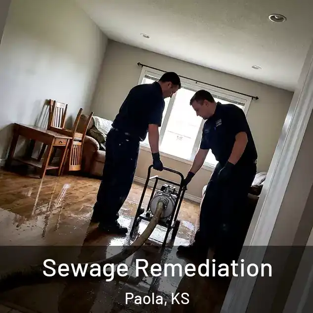  Sewage Remediation Paola, KS